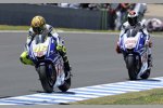  Valentino Rossi, Jorge Lorenzo (Yamaha)