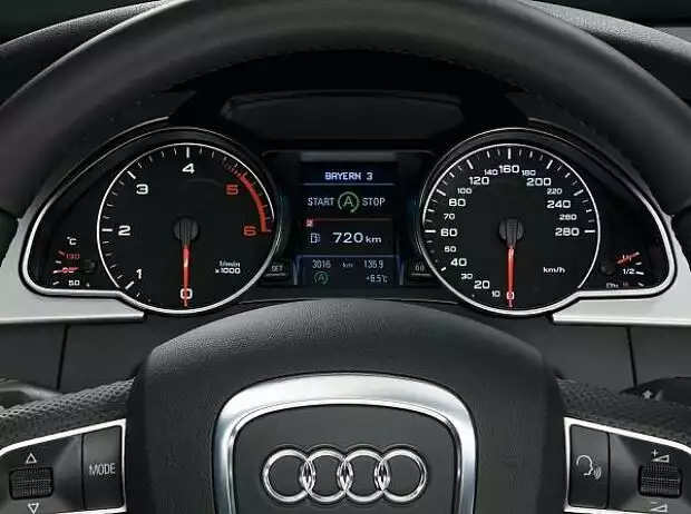 Start-Stop-System - Anzeige bei Audi Titel-Bild zur News: Start-Stop-System - Anzeige bei Audi