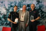 Verleihung des Motorsport-Total.com-Awards: Sebastian Vettel, Redakteur Dieter Rencken und Franz Tost