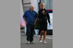 Norbert Vettel und Red-Bull-Presseschönheit Britta Roeske