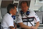 Mario Theissen (BMW Motorsport Direktor) und Willy Rampf (Technischer Direktor) (BMW Sauber F1 Team) 