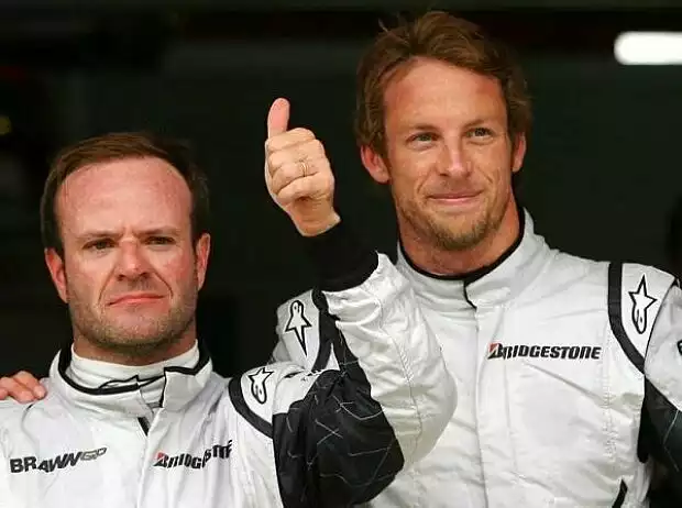 Rubens Barrichello, Jenson Button Titel-Bild zur News: Rubens Barrichello, Jenson Button