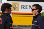 Mark Webber (Red Bull) und Robert Kubica (BMW Sauber F1 Team) 