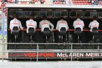 Kommandostand von McLaren-Mercedes