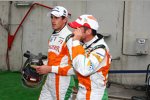 Adrian Sutil und Giancarlo Fisichella (Force India) 