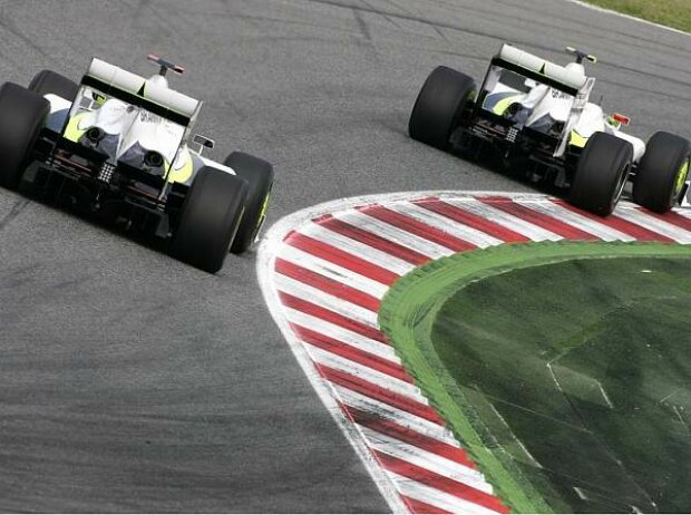 Jenson Button und Rubens Barrichello Jenson Button und Rubens Barrichello