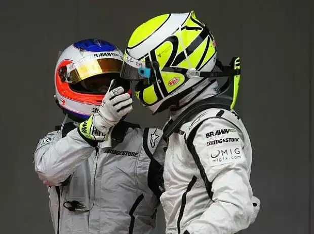 Rubens Barrichello, Jenson Button Titel-Bild zur News: Rubens Barrichello, Jenson Button