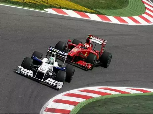 Nick Heidfeld vor Kimi Räikkönen Titel-Bild zur News: Nick Heidfeld vor Kimi Räikkönen