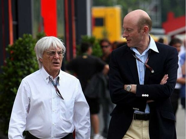 Bernie Ecclestone und Donald Mackenzie