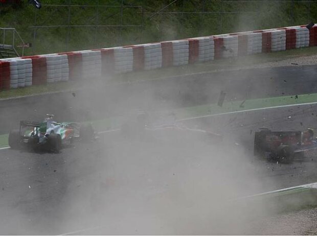 Adrian Sutil und Jarno Trulli