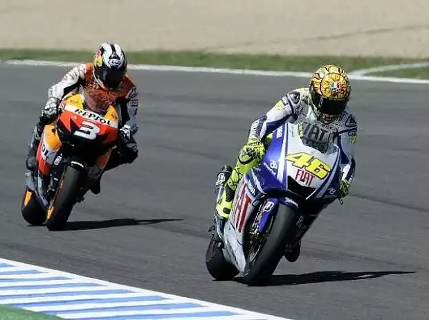 Valentino Rossi, Daniel Pedrosa Titel-Bild zur News: Valentino Rossi, Daniel Pedrosa