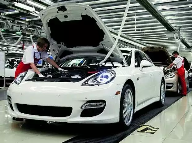 Produktion des Porsche Panamera Titel-Bild zur News: Produktion des Porsche Panamera