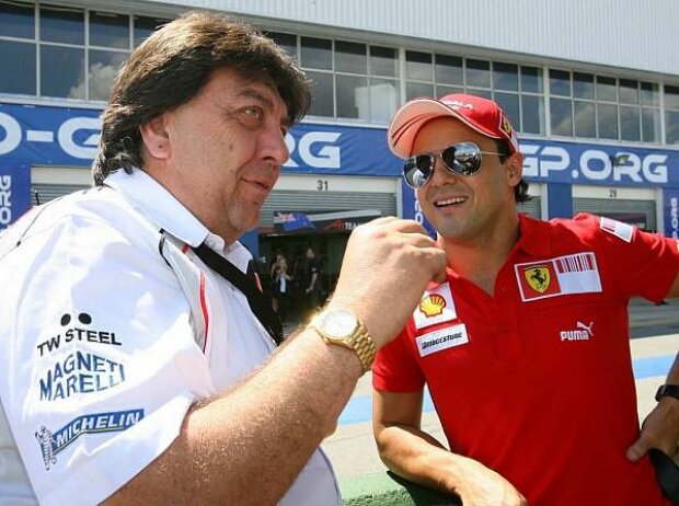 Tony Teixeira und Felipe Massa Tony Teixeira und Felipe Massa