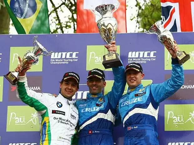 Alain Menu, Augusto Farfus, Robert Huff Titel-Bild zur News: Alain Menu, Augusto Farfus, Robert Huff