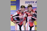 Michel Fabrizio und Noriyuki Haga (Ducati)