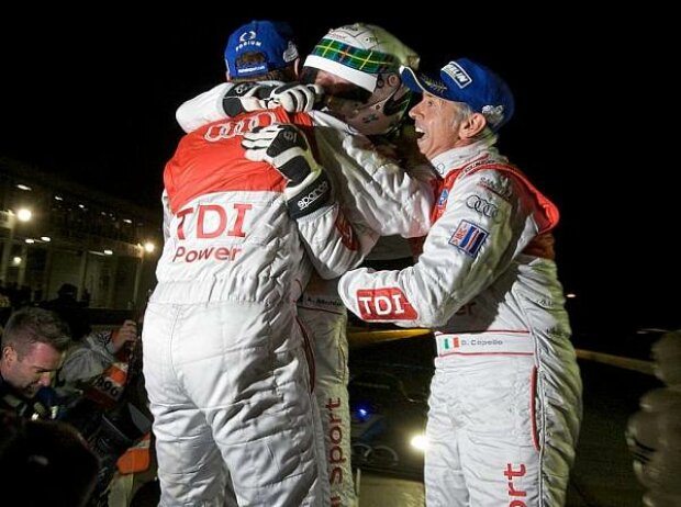 Allan McNish, Rinaldo Capello, Tom Kristensen Allan McNish, Rinaldo Capello, Tom Kristensen