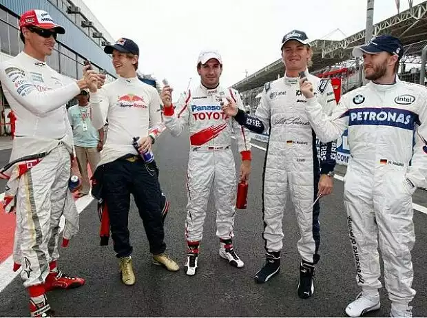 Titel-Bild zur News: Die fünf Deutschen in der Formel 1