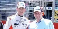 Adrian Sutil und Manfred Zimmermann