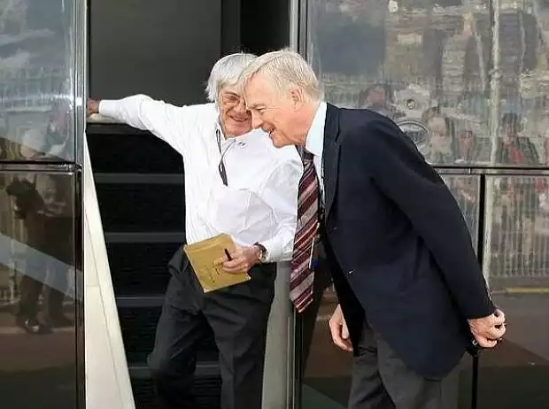 Bernie Ecclestone und Max Mosley Titel-Bild zur News: Bernie Ecclestone und Max Mosley