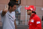 Pedro de la Rosa (McLaren-Mercedes) und Felipe Massa (Ferrari) 