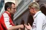 Stefano Domenicali (Teamchef) (Ferrari) mit Mika H?inen