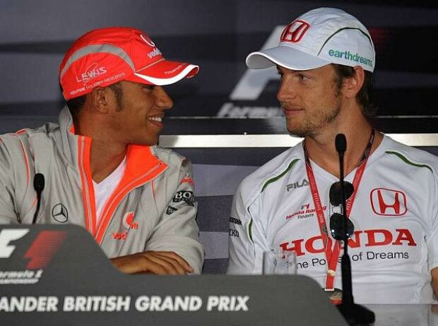 Titel-Bild zur News: Lewis Hamilton und Jenson Button
