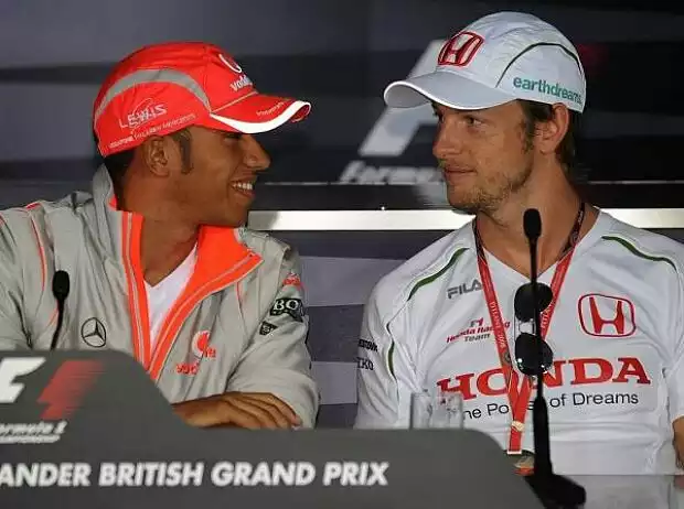 Lewis Hamilton und Jenson Button Titel-Bild zur News: Lewis Hamilton und Jenson Button