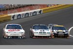 Three-Wide: Bobby Labonte Sam Hornish Jun. Jeff Burton