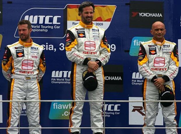 Yvan Muller, Gabriele Tarquini, Tiago Monteiro Yvan Muller, Gabriele Tarquini, Tiago Monteiro