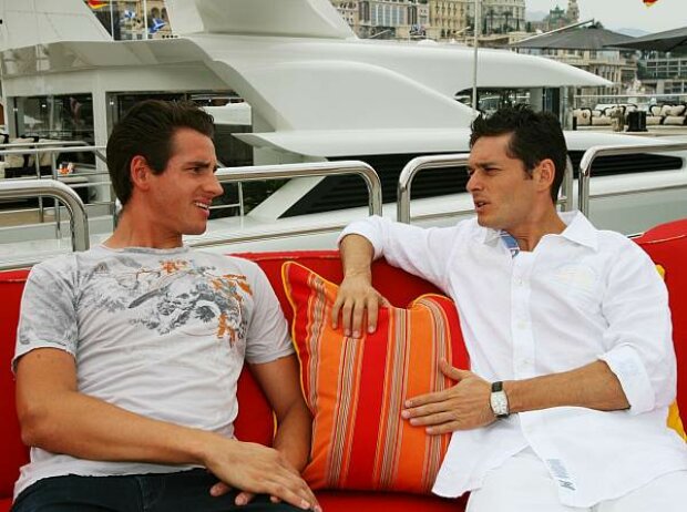 Adrian Sutil und Giancarlo Fisichella