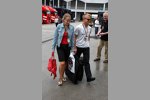Heikki Kovalainen (McLaren-Mercedes) mit seiner Freundin Catherine Hyde