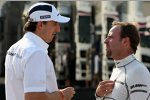 Robert Kubica (BMW Sauber F1 Team) und Rubens Barrichello (Brawn) 