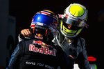 Mark Webber (Red Bull) und Jenson Button (Brawn) 