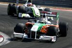 Adrian Sutil (Force India) und Rubens Barrichello (Brawn) 