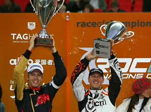 Sebastian Vettel, Michael Schumacher Titel-Bild zur News: Sebastian Vettel, Michael Schumacher