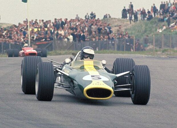 Titel-Bild zur News: Jim Clark im Lotus 49 1967 in Zandvoort
