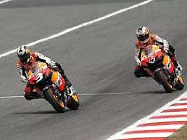 Dani Pedrosa Andrea Dovizioso Titel-Bild zur News: Dani Pedrosa Andrea Dovizioso