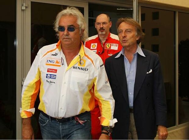 Flavio Briatore und Luca di Montezemolo