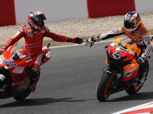Casey Stoner Andrea Dovizioso Casey Stoner Andrea Dovizioso