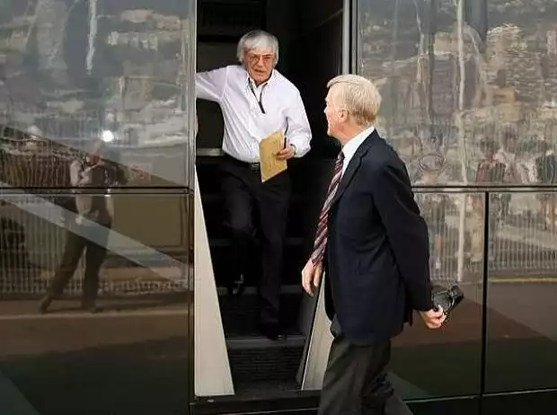 Bernie Ecclestone und Max Mosley Titel-Bild zur News: Bernie Ecclestone und Max Mosley