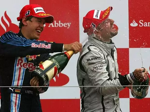 Titel-Bild zur News: Sebastian Vettel, Rubens Barrichello