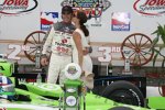  Dario Franchitti mit Ehefrau Ashley Judd