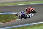 Jorge Lorenzo (Yamaha) vor Casey Stoner (Ducati)