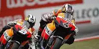 Andrea Dovizioso vor Daniel Pedrosa