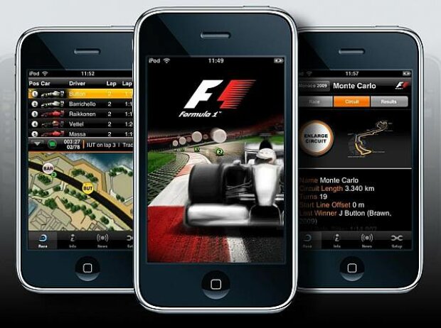 Titel-Bild zur News: Formel-1-Applikation von Soft Pauer