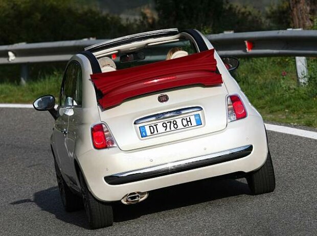 Fiat 500 Heckansicht Fiat 500 Heckansicht