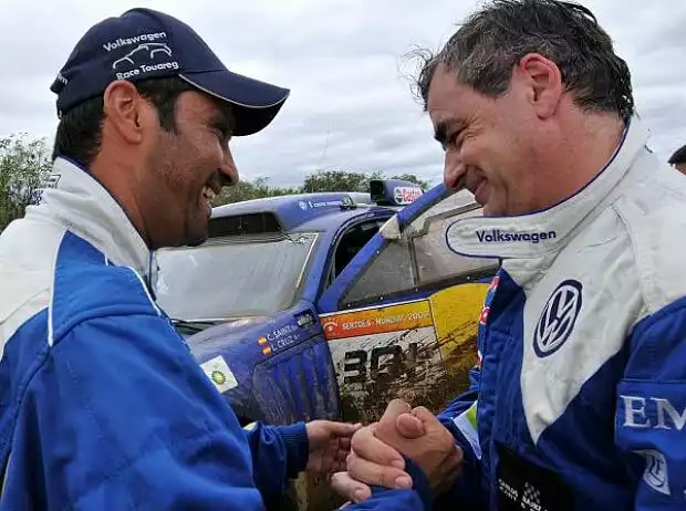 Titel-Bild zur News: Nasser Al-Attiyah und Carlos Sainz