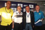 WTCC-Promoter Marcello Lotti mit den Hersteller-Vertretern Jaime Puig (SEAT), Friedhelm Nohl (BMW Team Germany) und Eric Nève (Chevrolet)