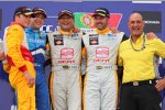 Robert Huff, Gabriele Tarquini, Yvan Muller, Stefano D'Aste und Jaime Puig (SEAT) (Chevrolet) (Wiechers) 
