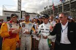 Augusto Farfus, Yvan Muller, Stefano D'Aste und Marcello Lotti (BMW Team Germany) (SEAT) (Wiechers)